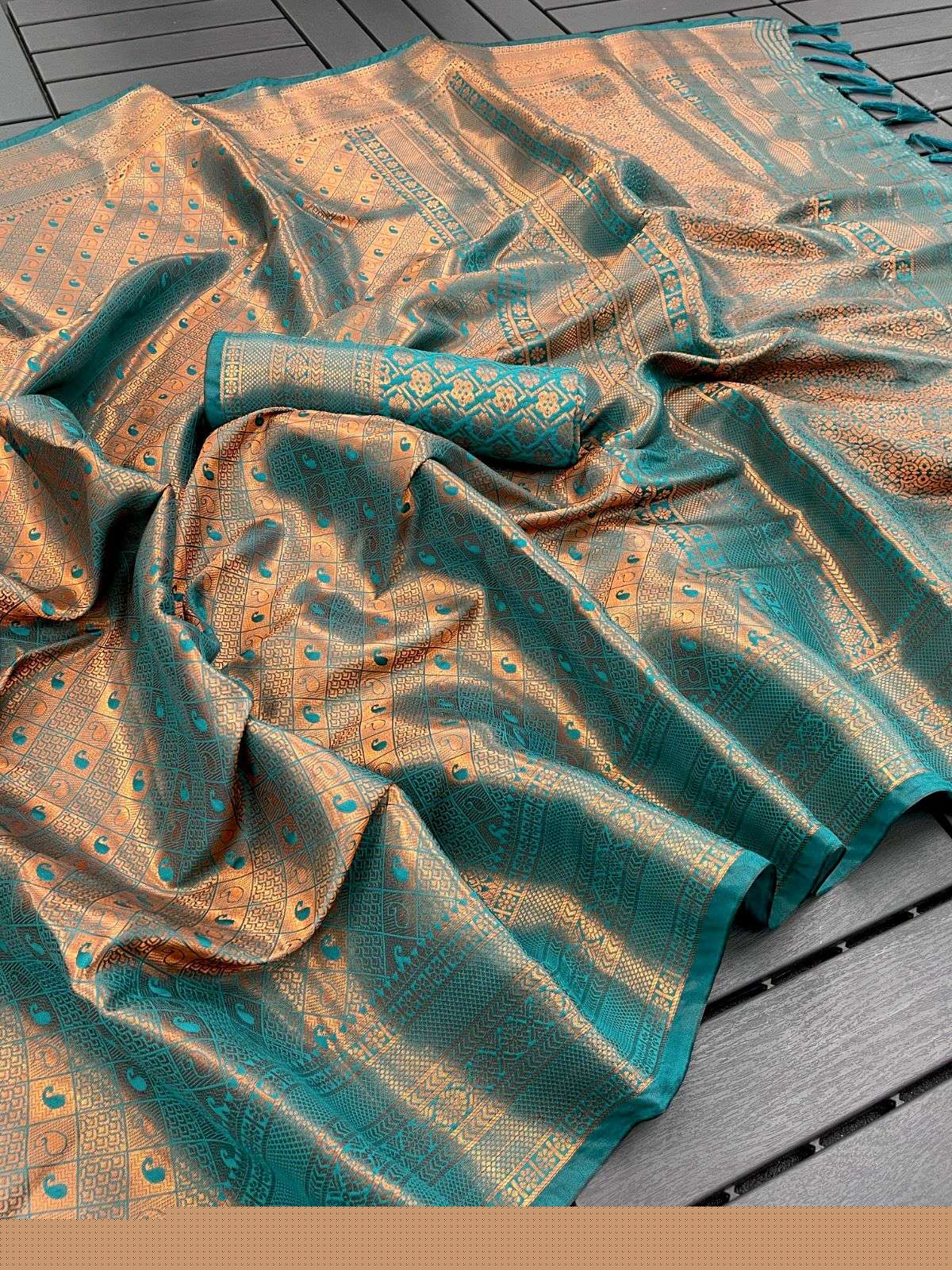 KASHVI VOL-12 BY ASLIWHOLESALE FANCY KANJIVARAM SILK  DESIGNER SAREES