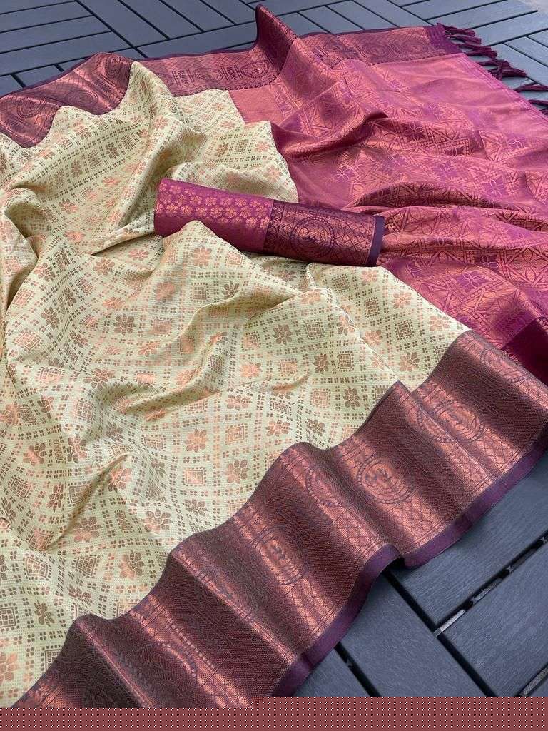 KASHVI VOL-14 BY ASLIWHOLESALE FANCY KANJIVARAM SILK  DESIGNER SAREES