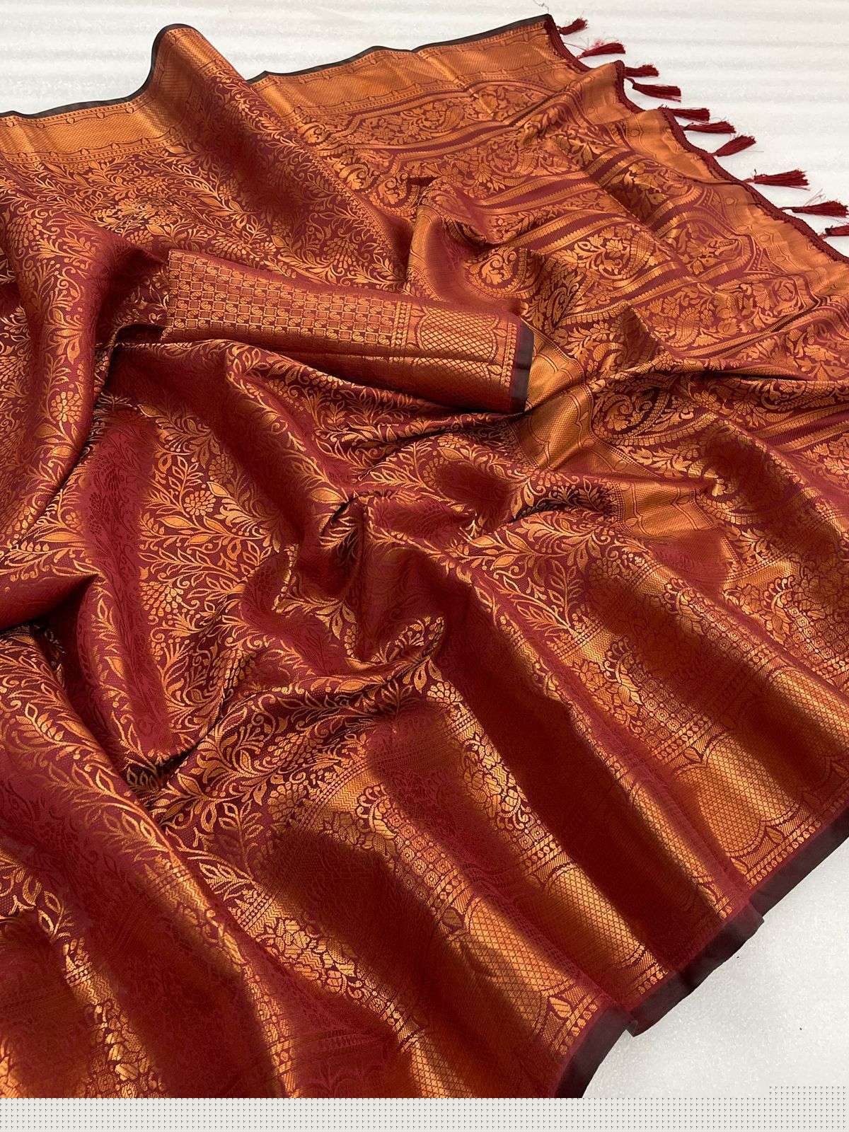 KASHVI VOL-15 BY ASLIWHOLESALE FANCY KANJIVARAM SILK  DESIGNER SAREES