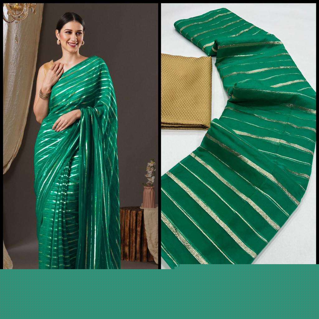 RIVA BY ASLIWHOLESALE DESIGNER FANCY ORGANZA SILK SAREES