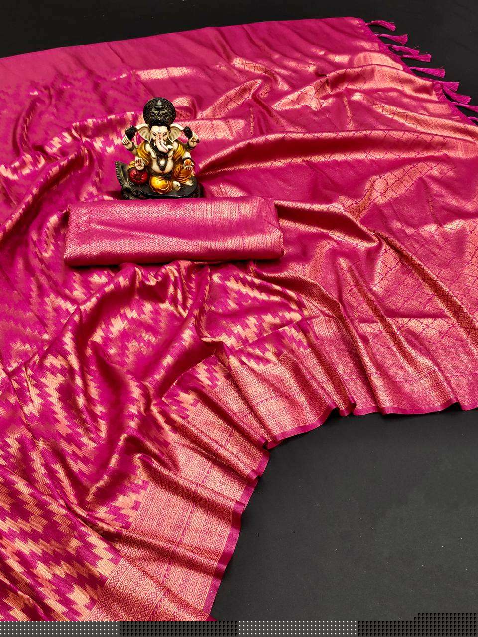 SANKHINI BY ASLIWHOLESALE FANCY HANDLOOM SOFT SILK  DESIGNER SAREES