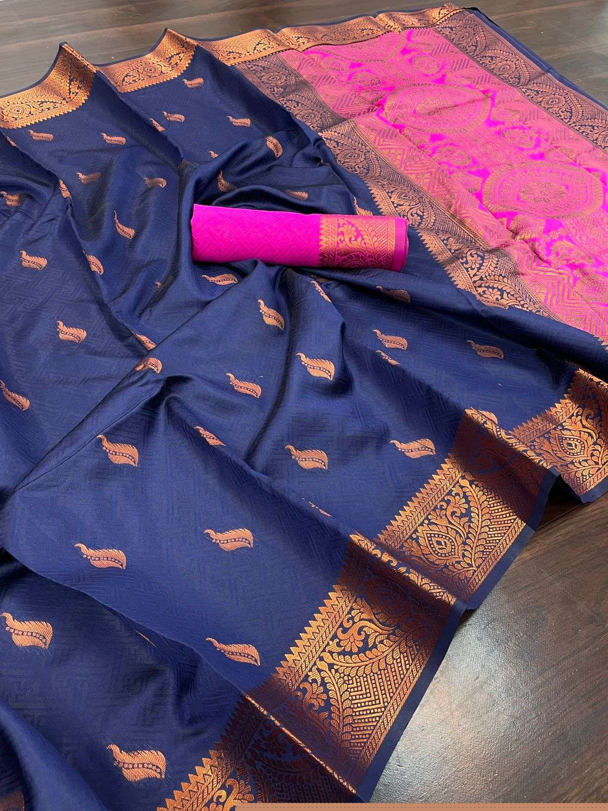 4175 RUBY-2 BY ASLIWHOLESALE DESIGNER SOFT LITCHI SILK SAREES