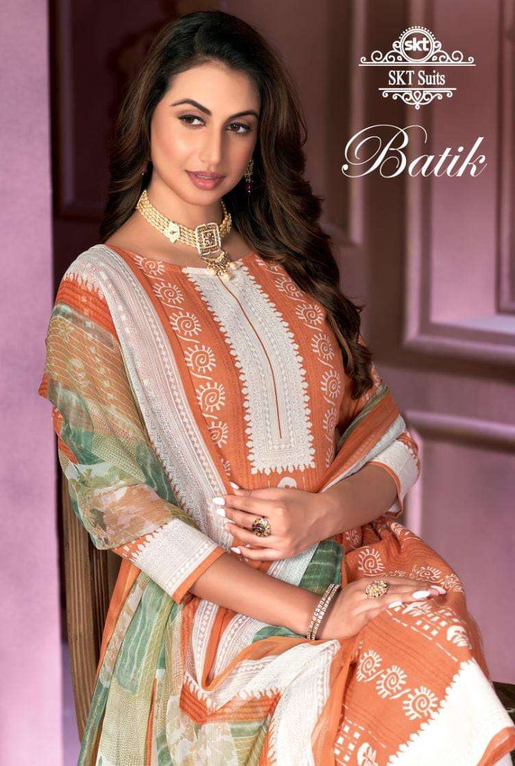 BATIK BY SKT SUITS 80001 TO 80008 SERIES COTTON DIGITAL PRINT DRESSES