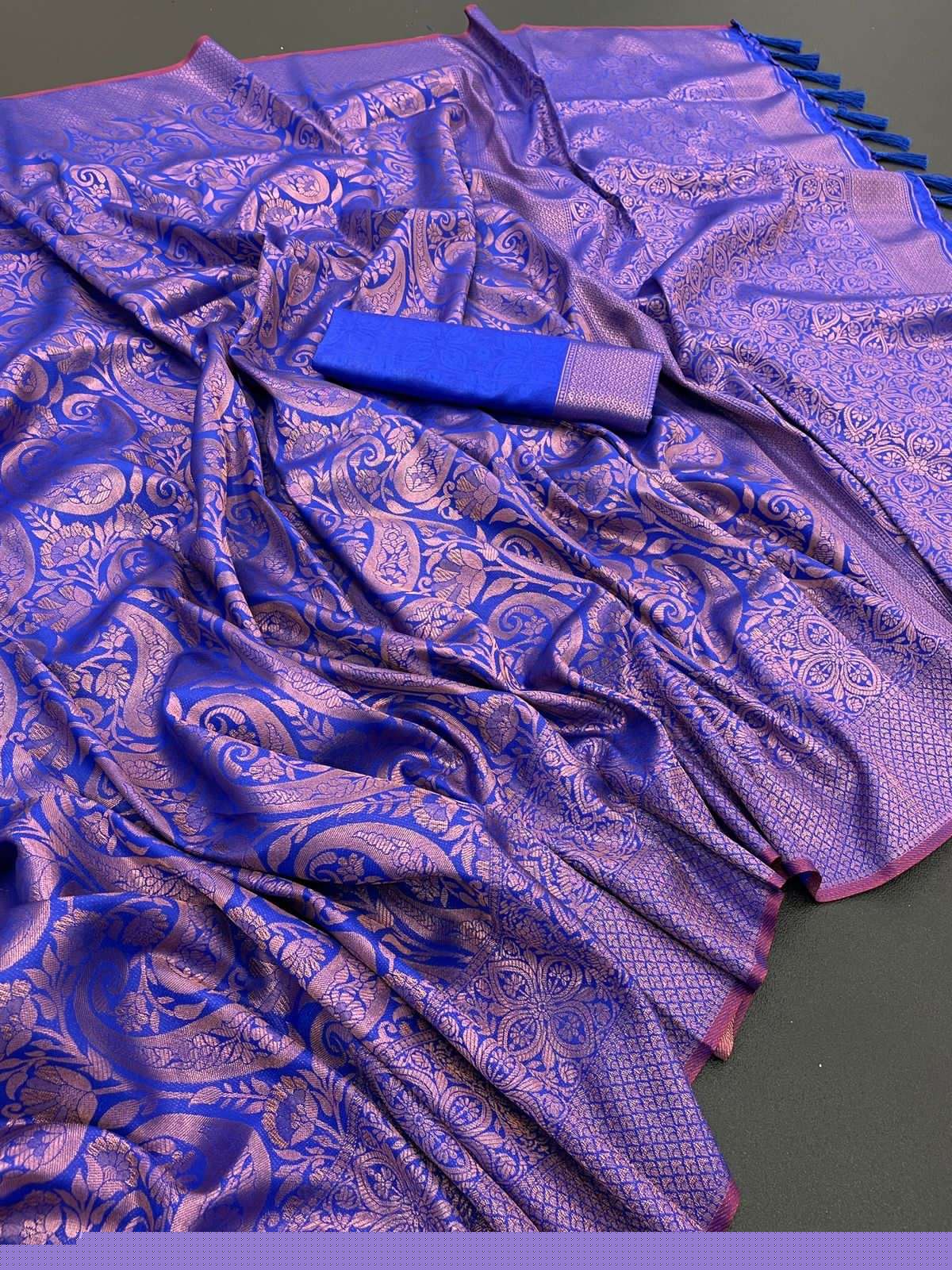 CHARU VOL-10 BY ASLIWHOLESALE DESIGNER KANJIVARAM SILK SAREES