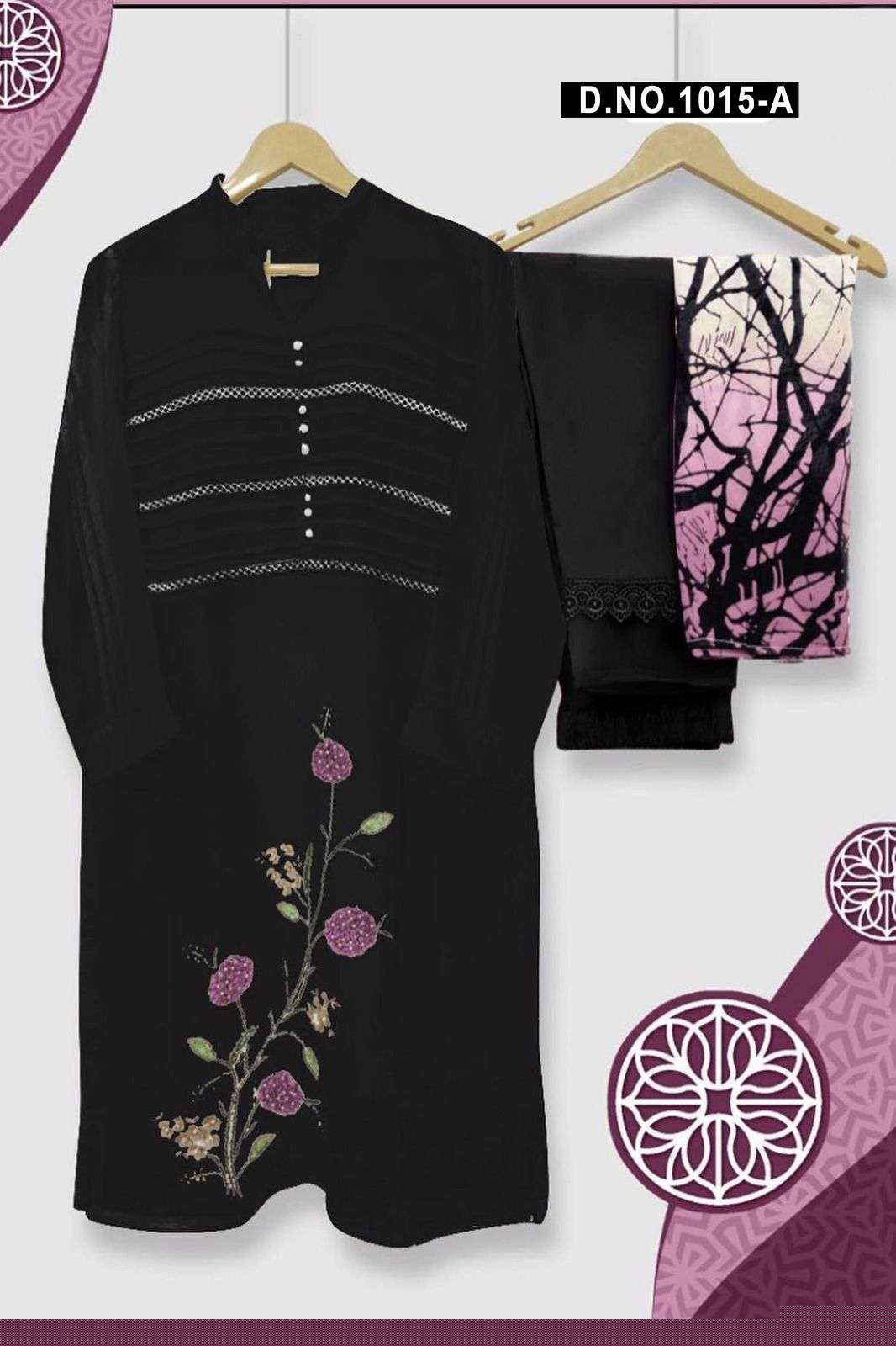 LUXURY PRET FORMAL 1015 NX BY ASLIWHOLESALE GEORGETTE STITCHED DRESSES