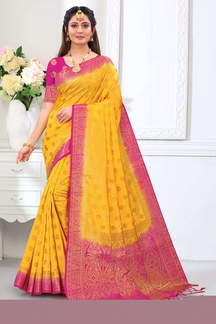 MALLIKA SILK BY ASLIWHOLESALE DESIGNER SOFT ZARI SILK SAREES
