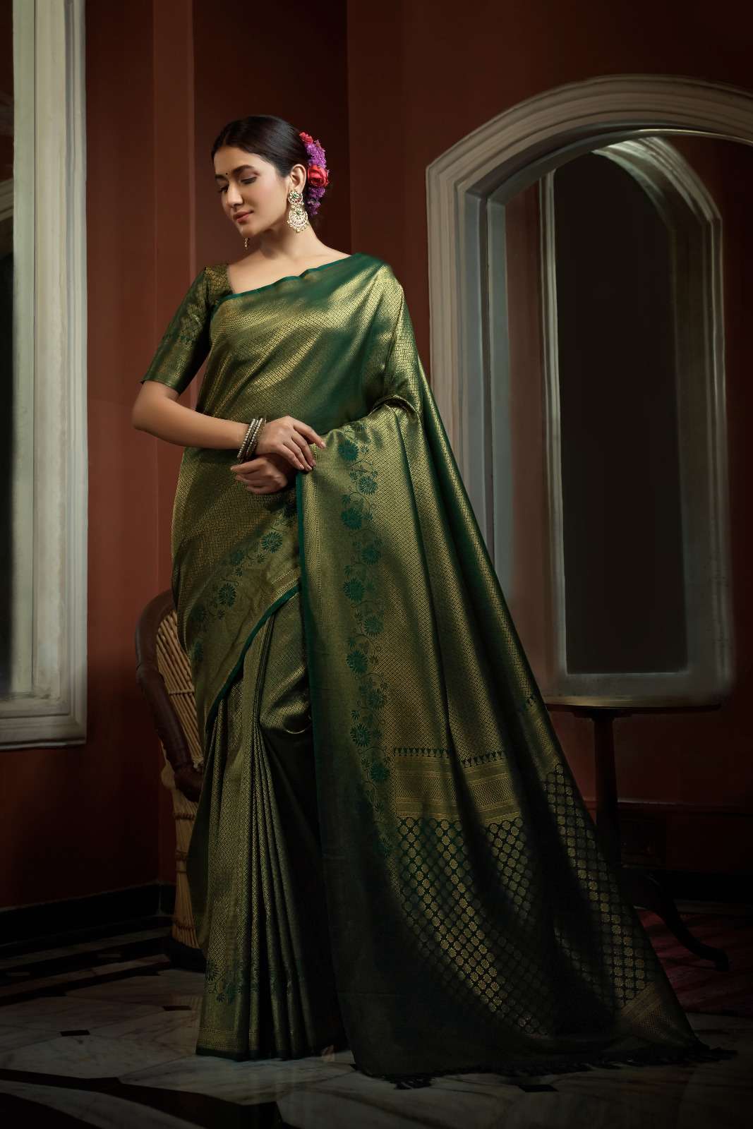 MANDAKINI 372 SERIES BY SULAKSHMI DESIGNER KANJIVARM SILK SAREES