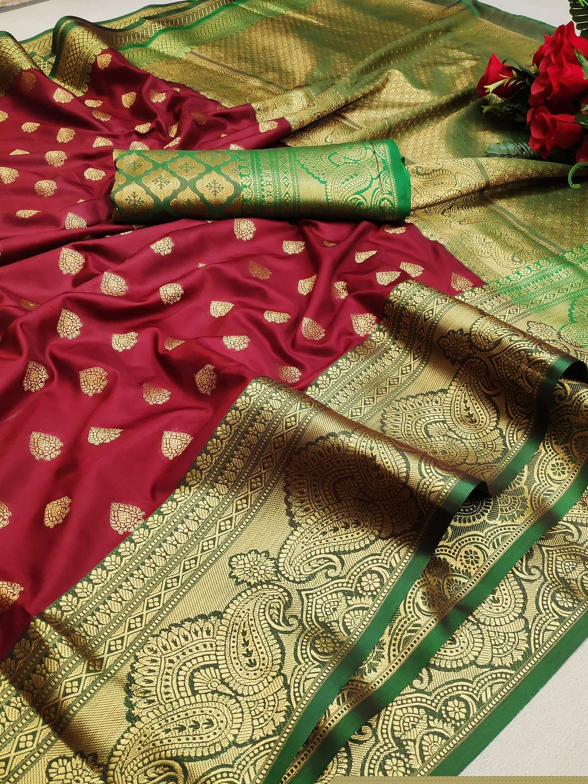 MNX VOL-31 BY ASLIWHOLESALE DESIGNER PAITHANI SILK ZARI WEAVING SAREES