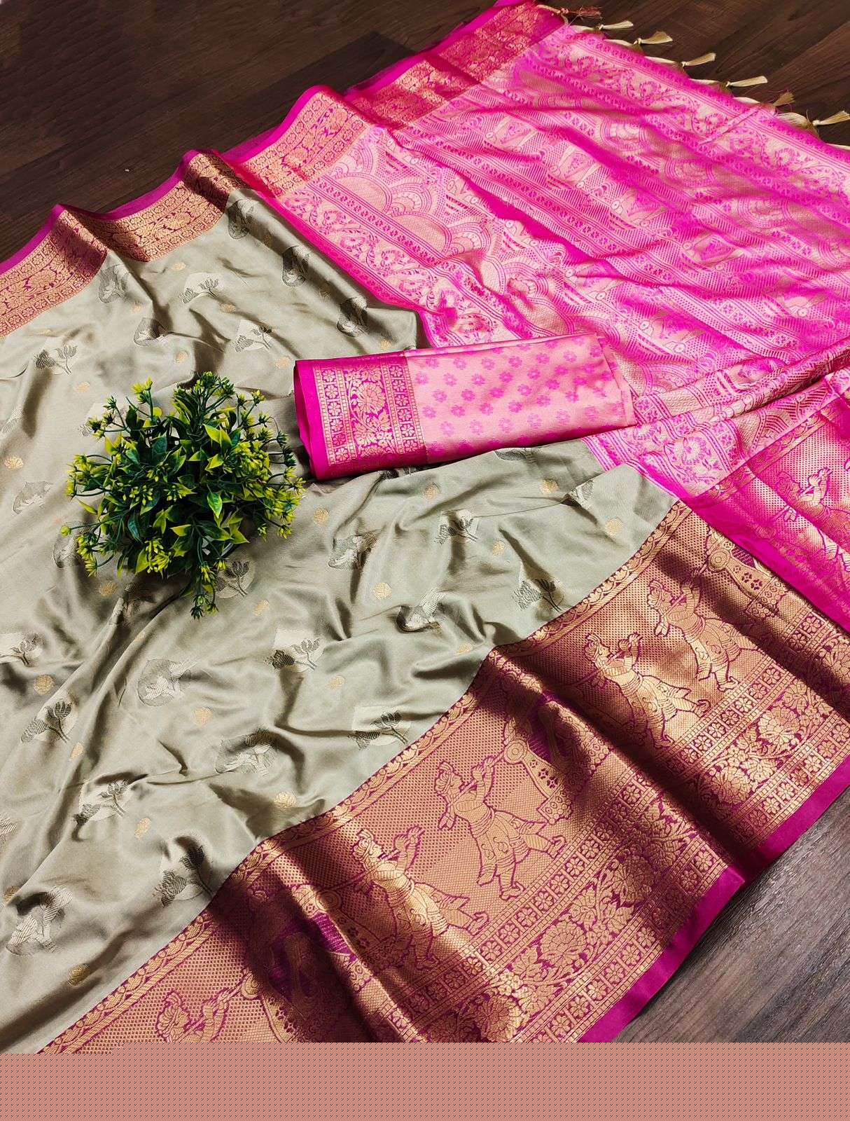 PALKHI BY ASLIWHOLESALE DESIGNER SOFT SILK WITH ZARI WORK SAREES