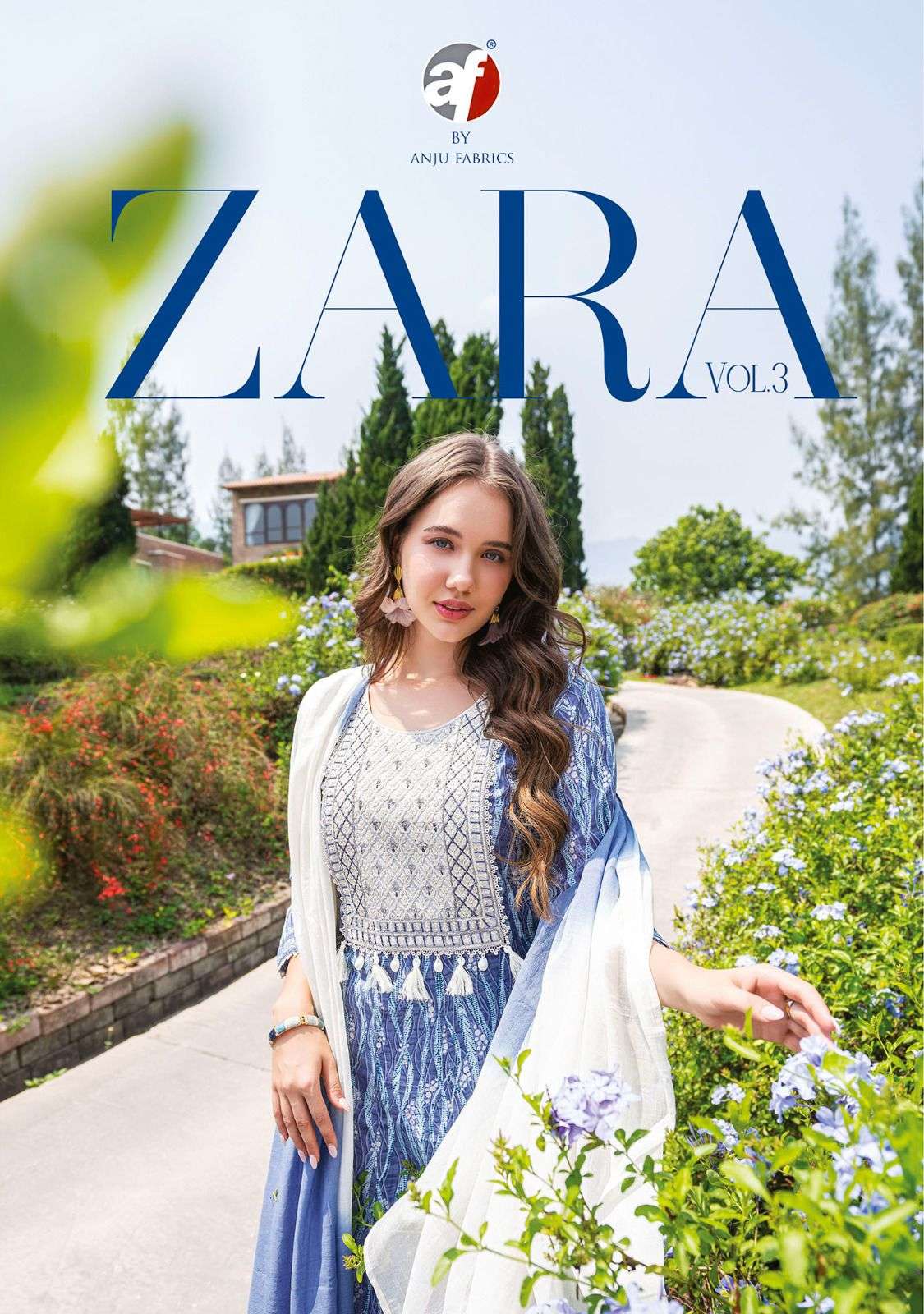 ZARA VOL-3 BY ANJU FABRICS 2901 TO 2906 SERIES PURE COTTON DRESSES