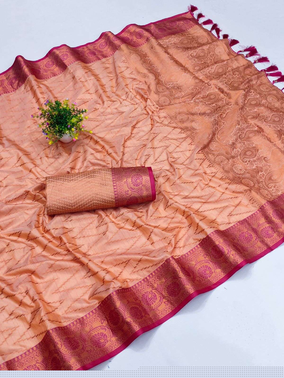 AANGAN SILK BY ASLIWHOLESALE DESIGNER SOFT SILK ZARI WEAVING SAREES