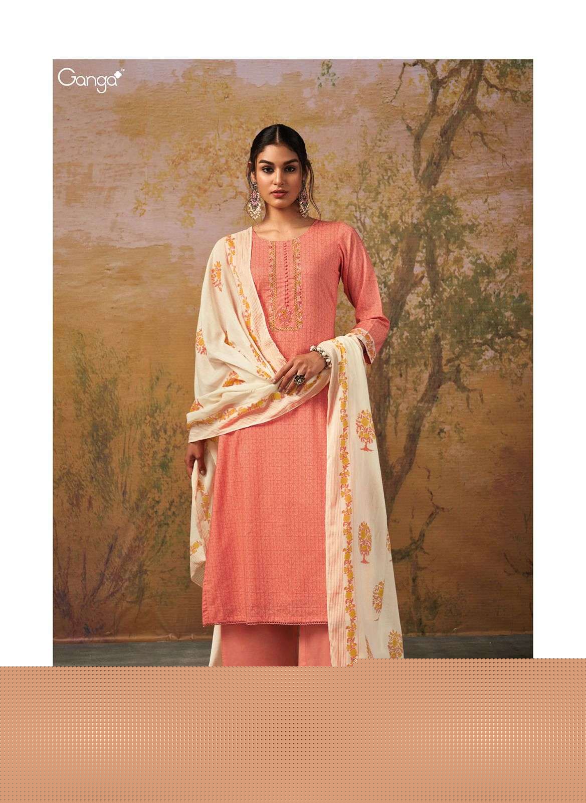 AISHA BY GANGA FASHIONS HEAVY PREMIUM BEMBERG COTTON WORK DRESSES