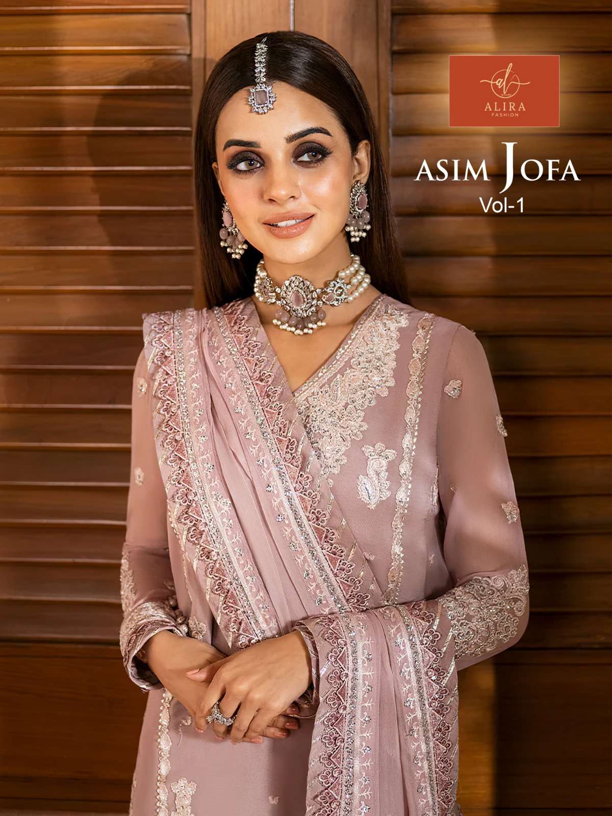 ASIM JOFA VOL-1 BY ALIRA FASHION 01 TO 03 SERIES GEORGETTE PAKISTANI DRESSES