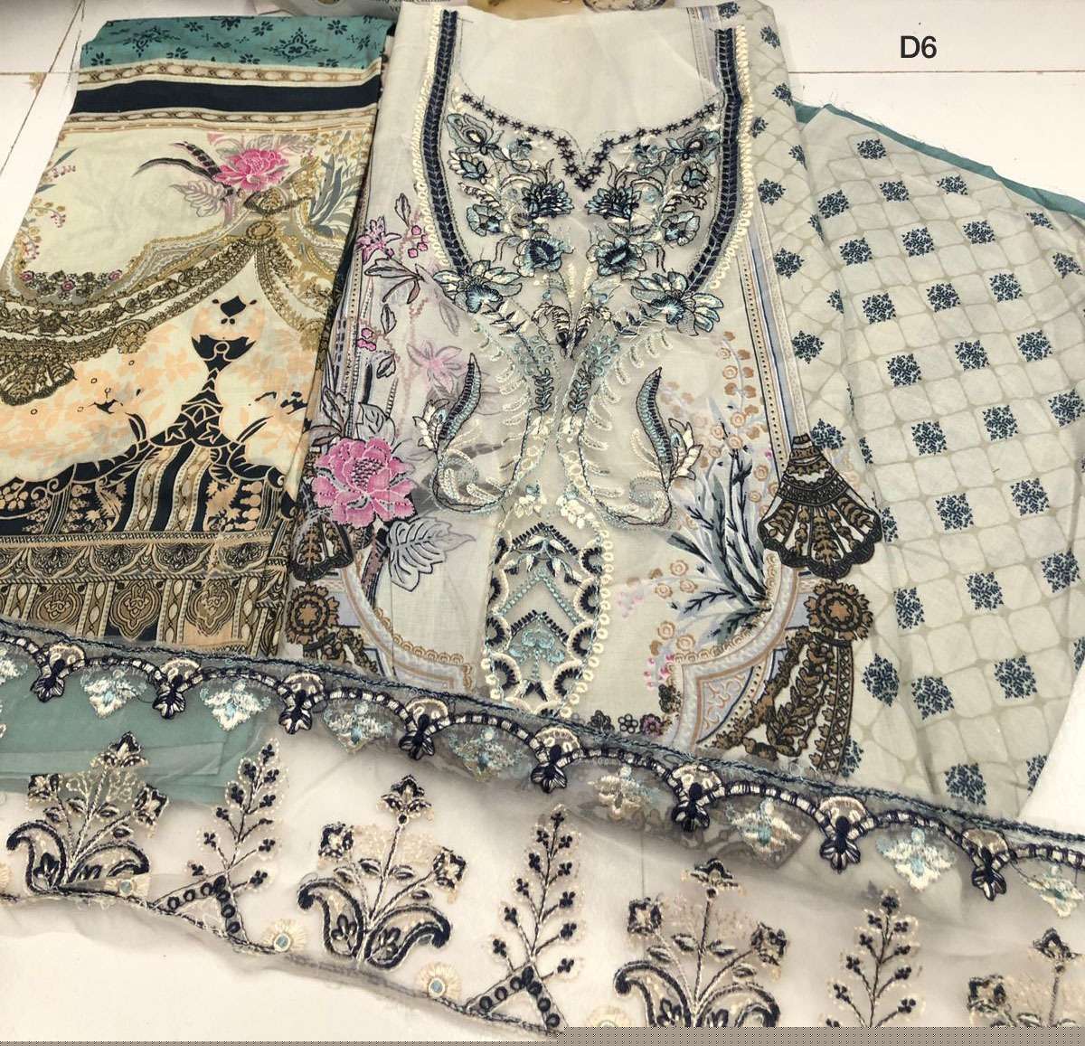 CROSS STITCH RANGREZ BY ASLIWHOLESALE COTTON EMBROIDERY DRESSES