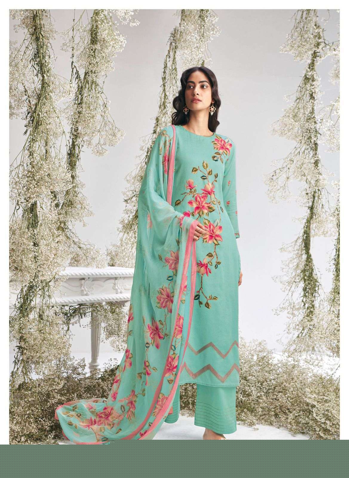 DIONE BY GANGA FASHIONS HEAVY PREMIUM BEMBERG COTTON WORK DRESSES