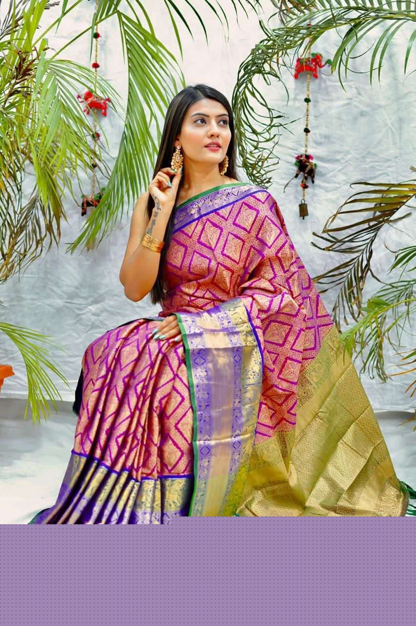 KAJUKATRI SILK BY ASLIWHOLESALE DESIGNER ZARI SOFT SILK SAREES