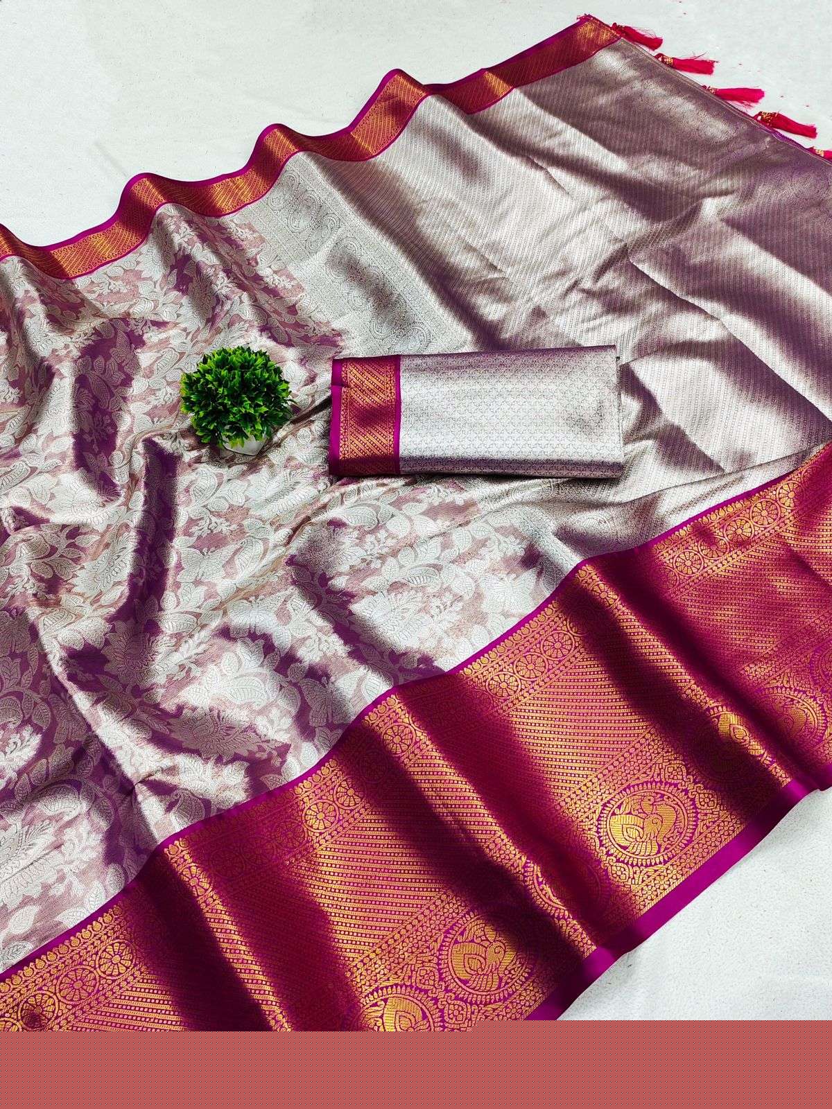 KANISHKA SILK BY ASLIWHOLESALE KANJIVARM SILK DESIGNER SAREES