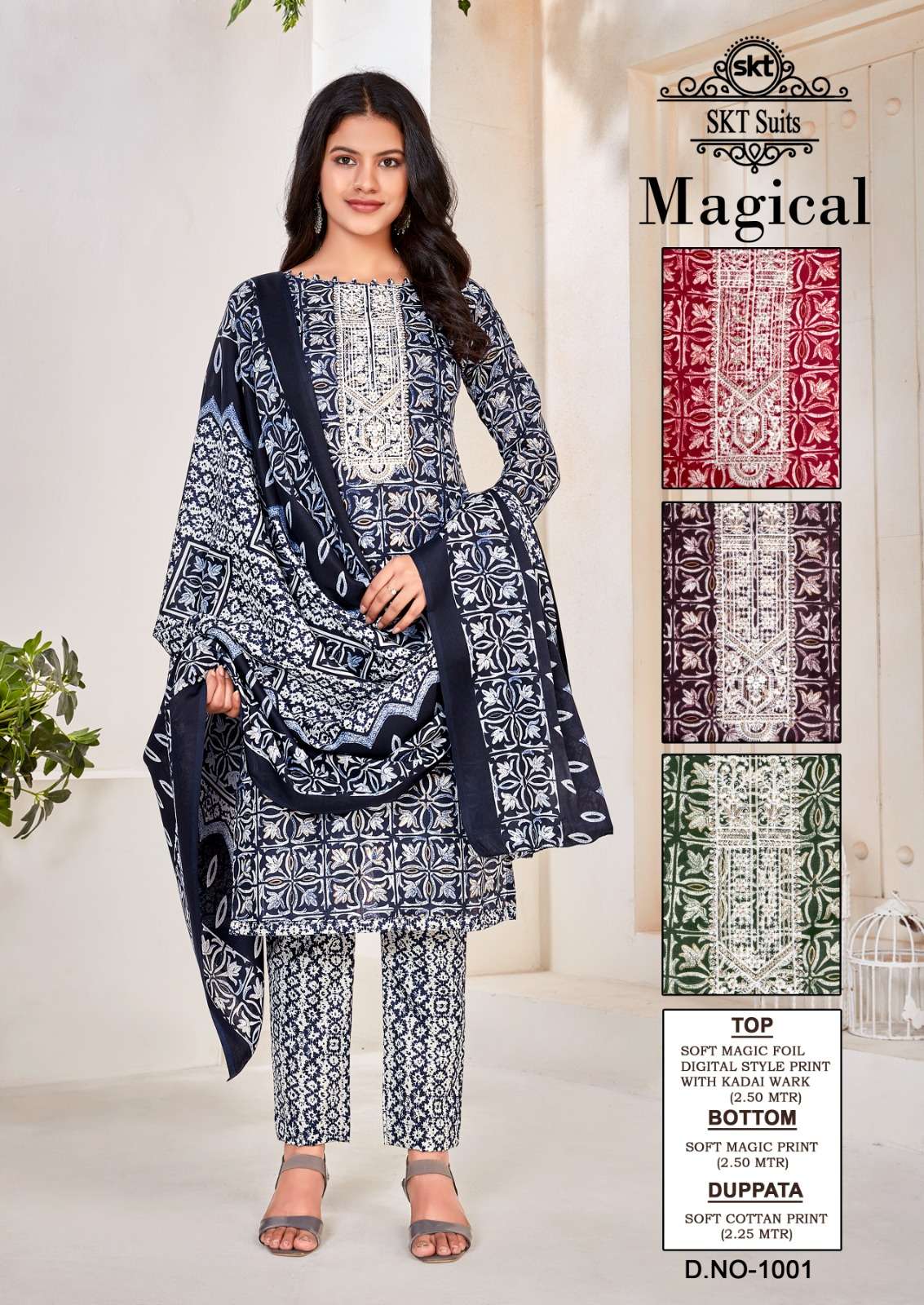 MAGICAL BY SKT SUITS 01 TO 06 SERIES COTTON PRINT DRESSES