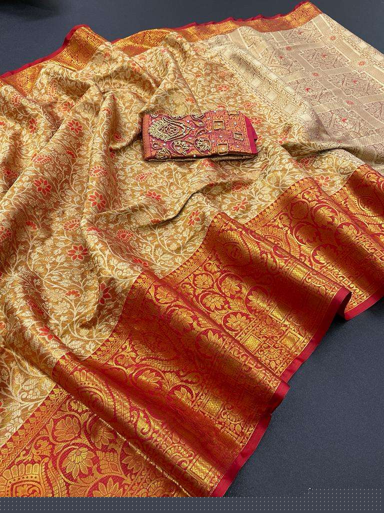 NETRA SILK-8 BY ASLIWHOLESALE DESIGNER TISSUE SOFT SILK SAREES