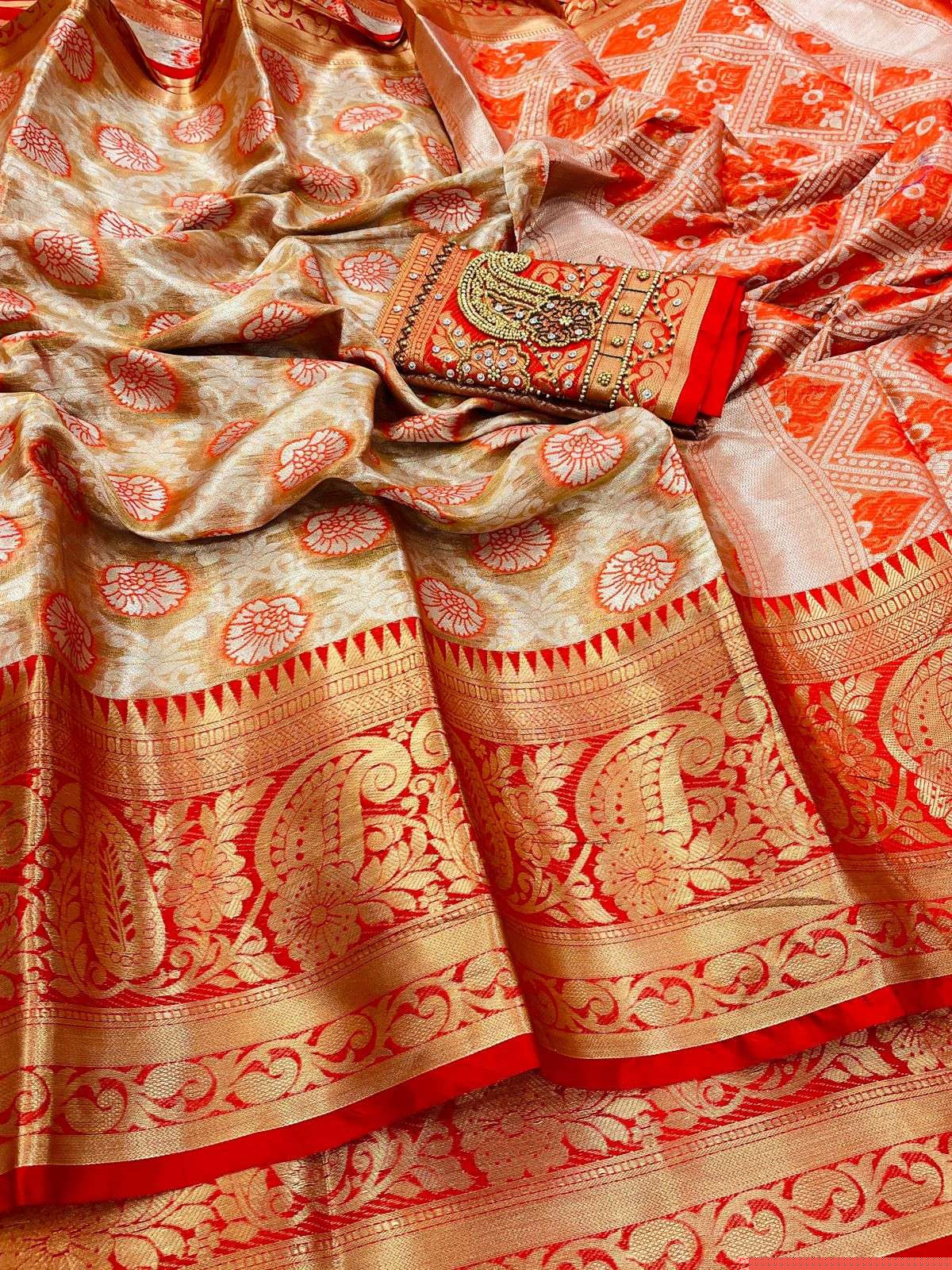 NETRA SILK BY ASLIWHOLESALE DESIGNER TISSUE SOFT SILK SAREES
