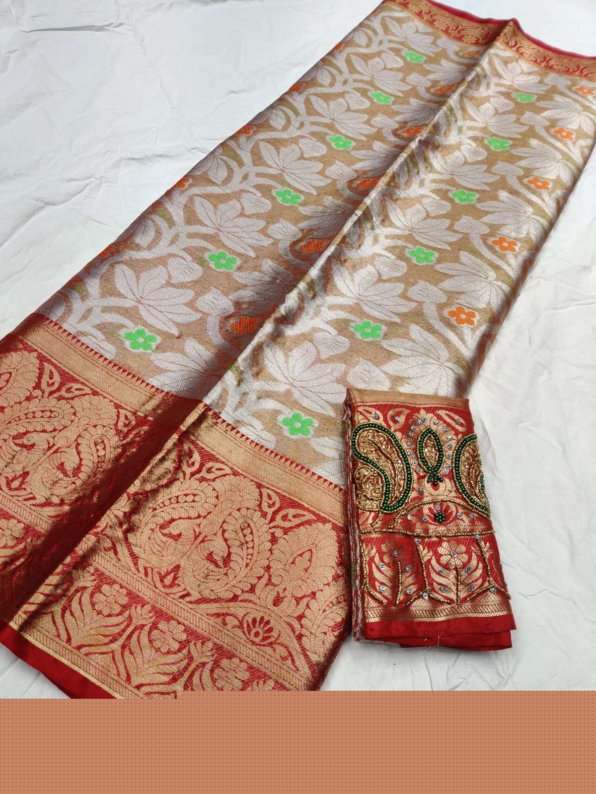 NIDHI SILK-2 BY ASLIWHOLESALE DESIGNER TISSUE SOFT SILK SAREES
