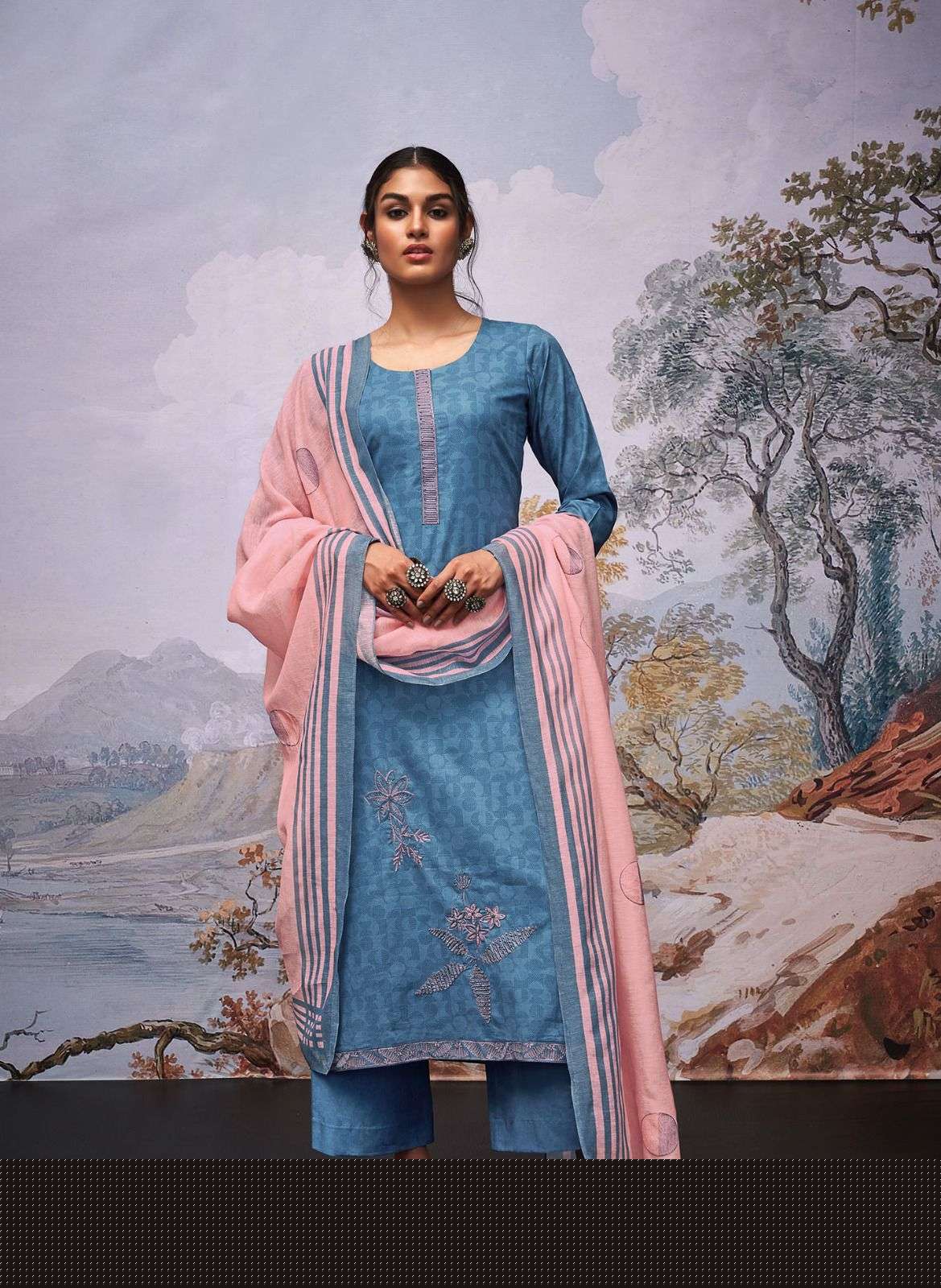 RAAGINEE BY GANGA FASHIONS HEAVY PREMIUM COTTON PRINTED WORK DRESSES