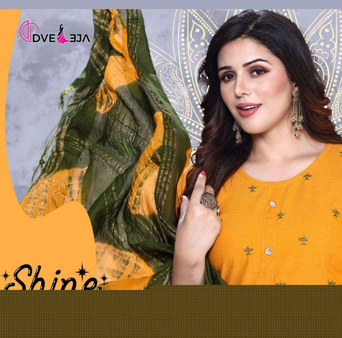 SHINE BY DVEEJA 7001 TO 7004 SERIES RAYON EMBROIDERY DRESSES