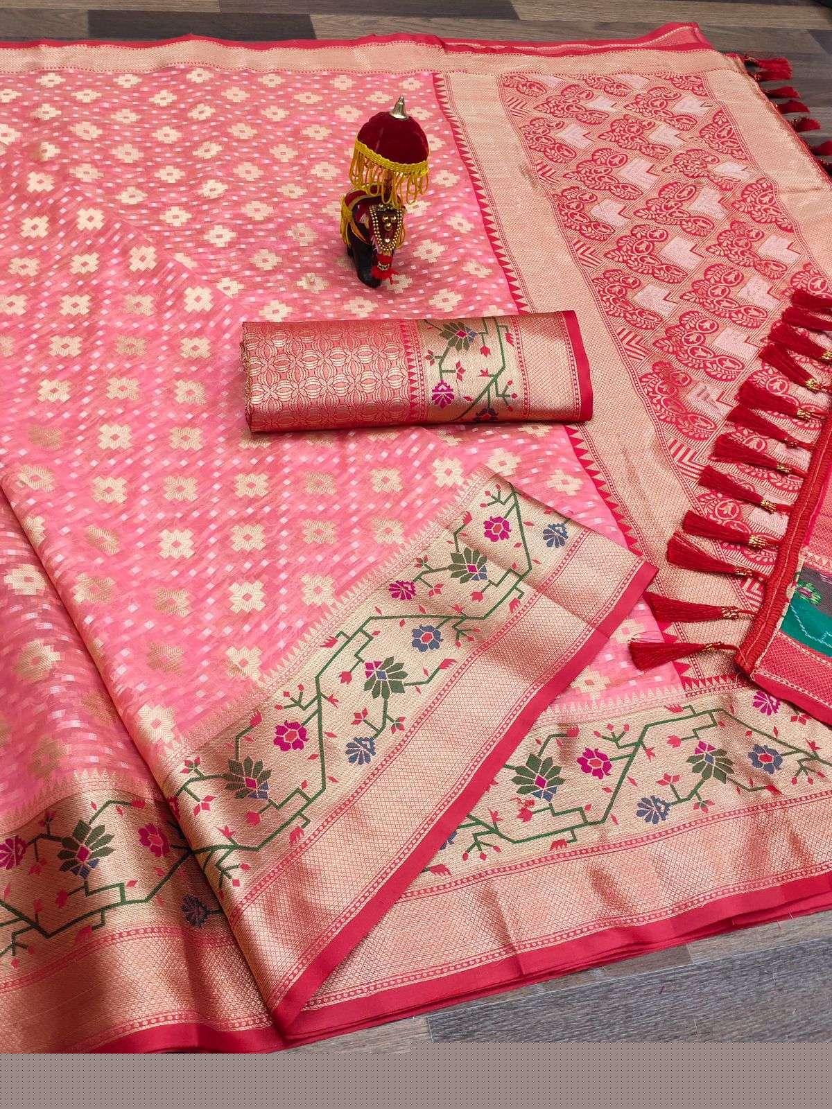 SHRIVALLI SILK BY ASLIWHOLESALE DESIGNER SOFT ZARI SILK SAREES