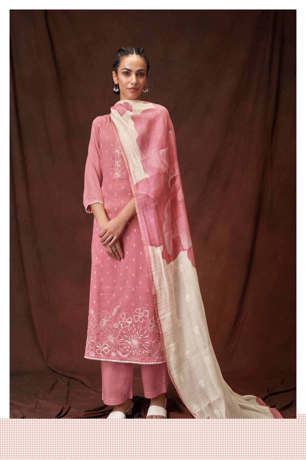TERESA BY GANGA FASHIONS 1721-A TO 1721-B SERIES PREMIUM COTTON PRINTED DRESSES
