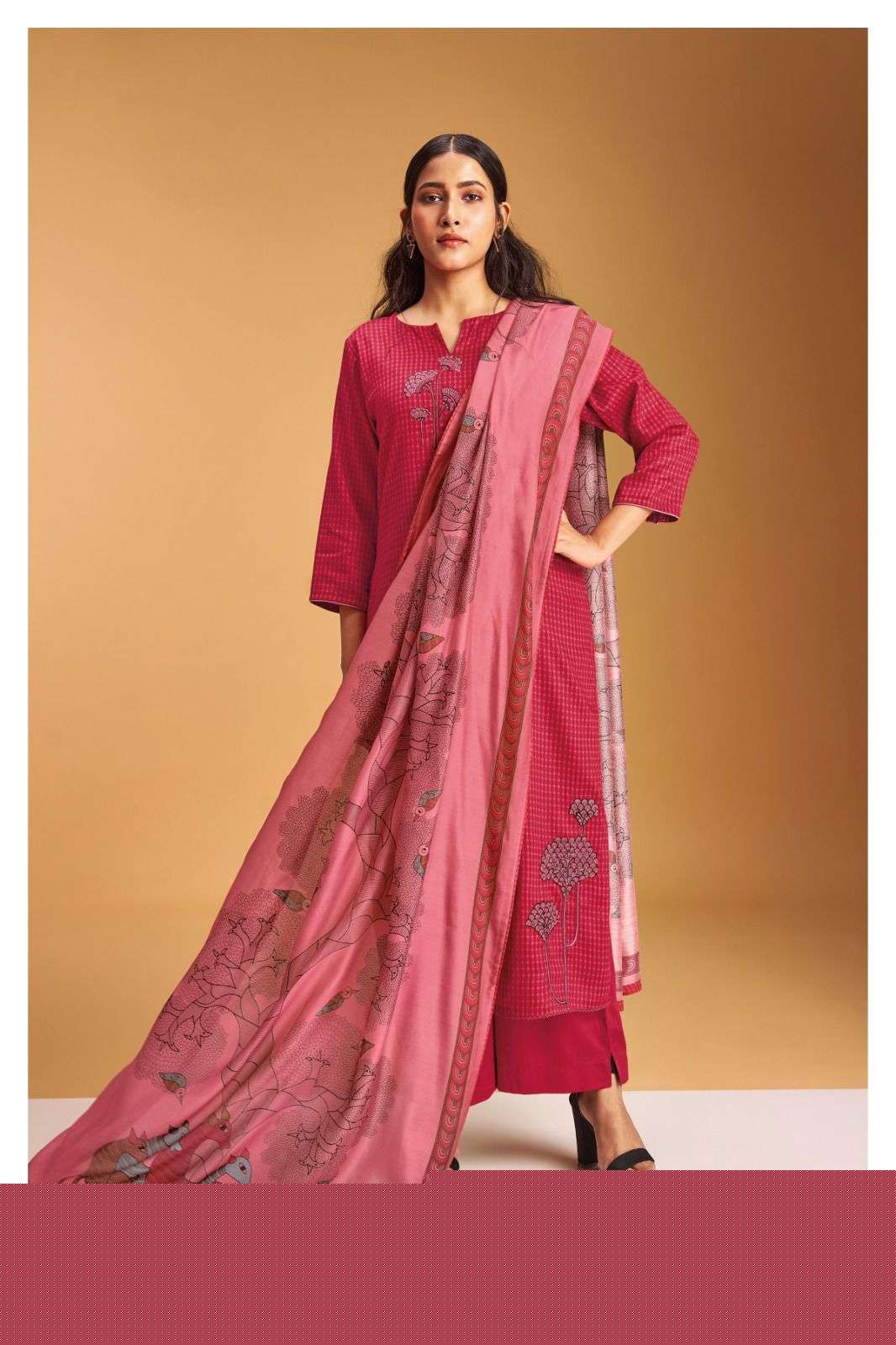 ABENI 1787 BY GANGA FASHIONS PREMIUM COTTON PRINTED WORK DRESSES