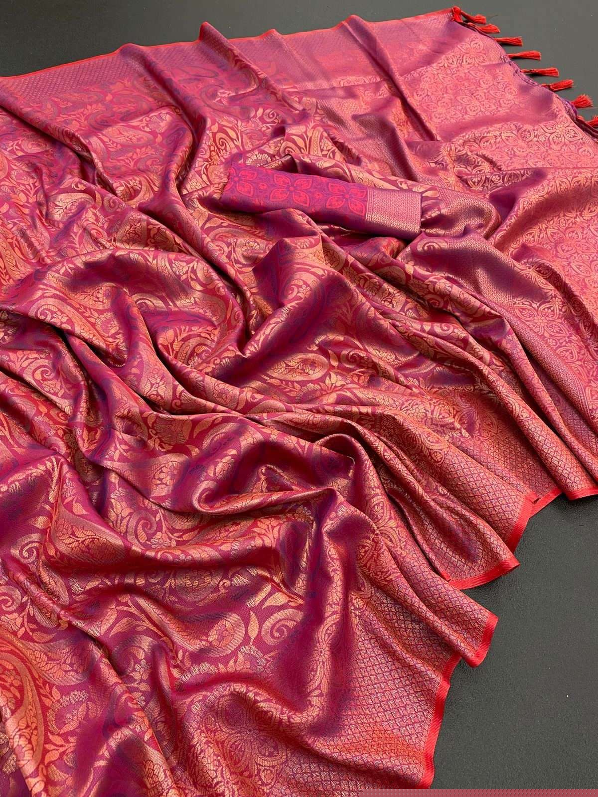 CHARU VOL-60 BY ASLIWHOLESALE DESIGNER KANJIVARAM SILK SAREES