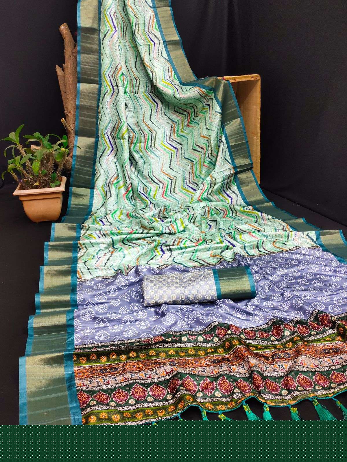 KIVA SILK BY ASLIWHOLESALE DESIGNER FANCY SOFT ZARI SILK SAREES