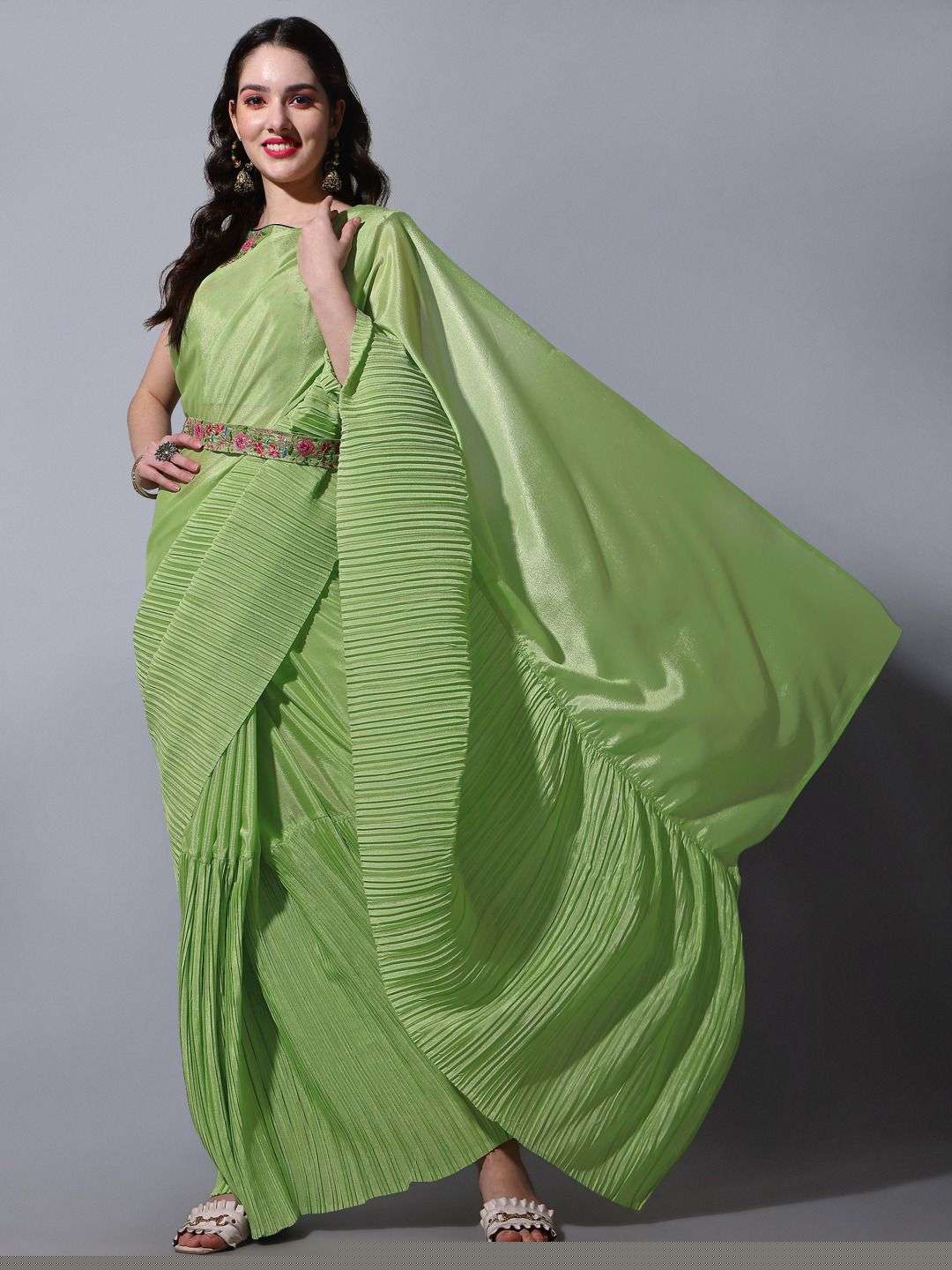 MANISHA VOL-5 BY ASLIWHOLESALE DESIGNER FANCY CHINON SAREES