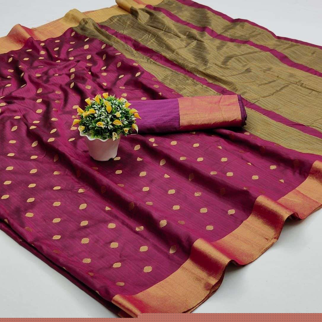 MNX VOL-42 BY ASLIWHOLESALE DESIGNER COTTON SILK ZARI WEAVING SAREES
