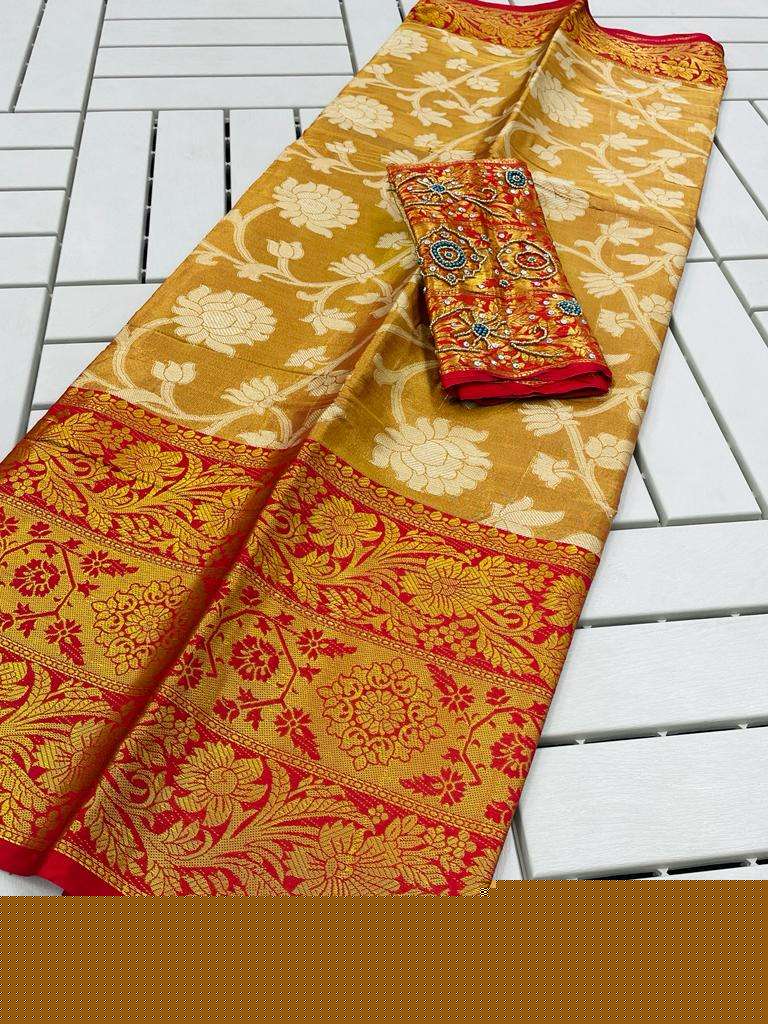 NETRA SILK-4 NEW BY ASLIWHOLESALE DESIGNER TISSUE SOFT SILK SAREES
