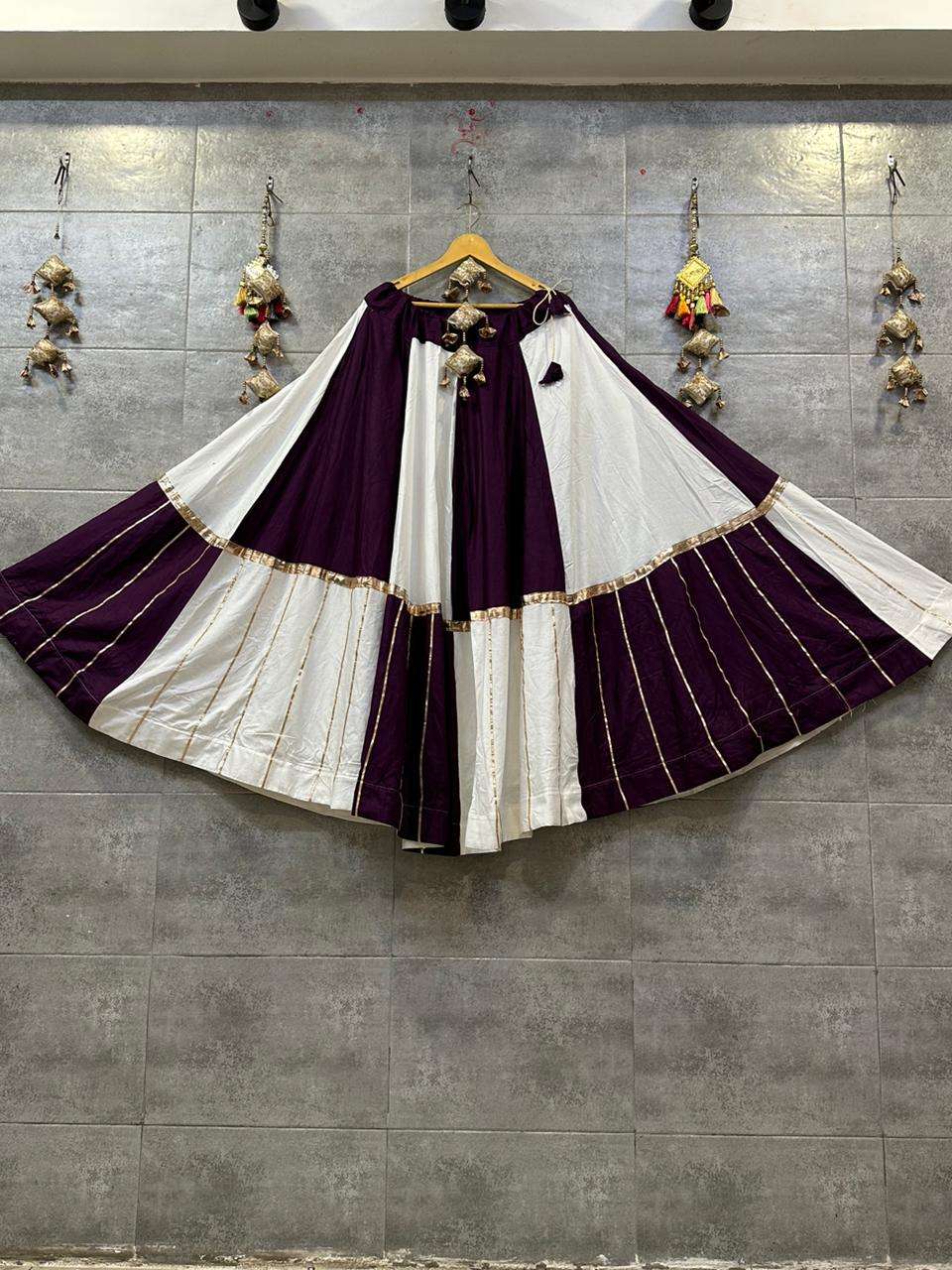 PC SKIRT BY ASLIWHOLESALE DESIGNER FANCY NAVRATRI SKIRTS 