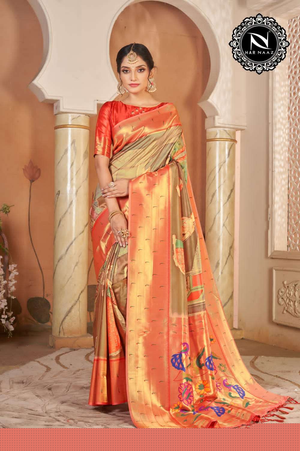 RAMAPATTU SILK BY ASLIWHOLESALE DESIGNER KALAMKARI SOFT SILK SAREES