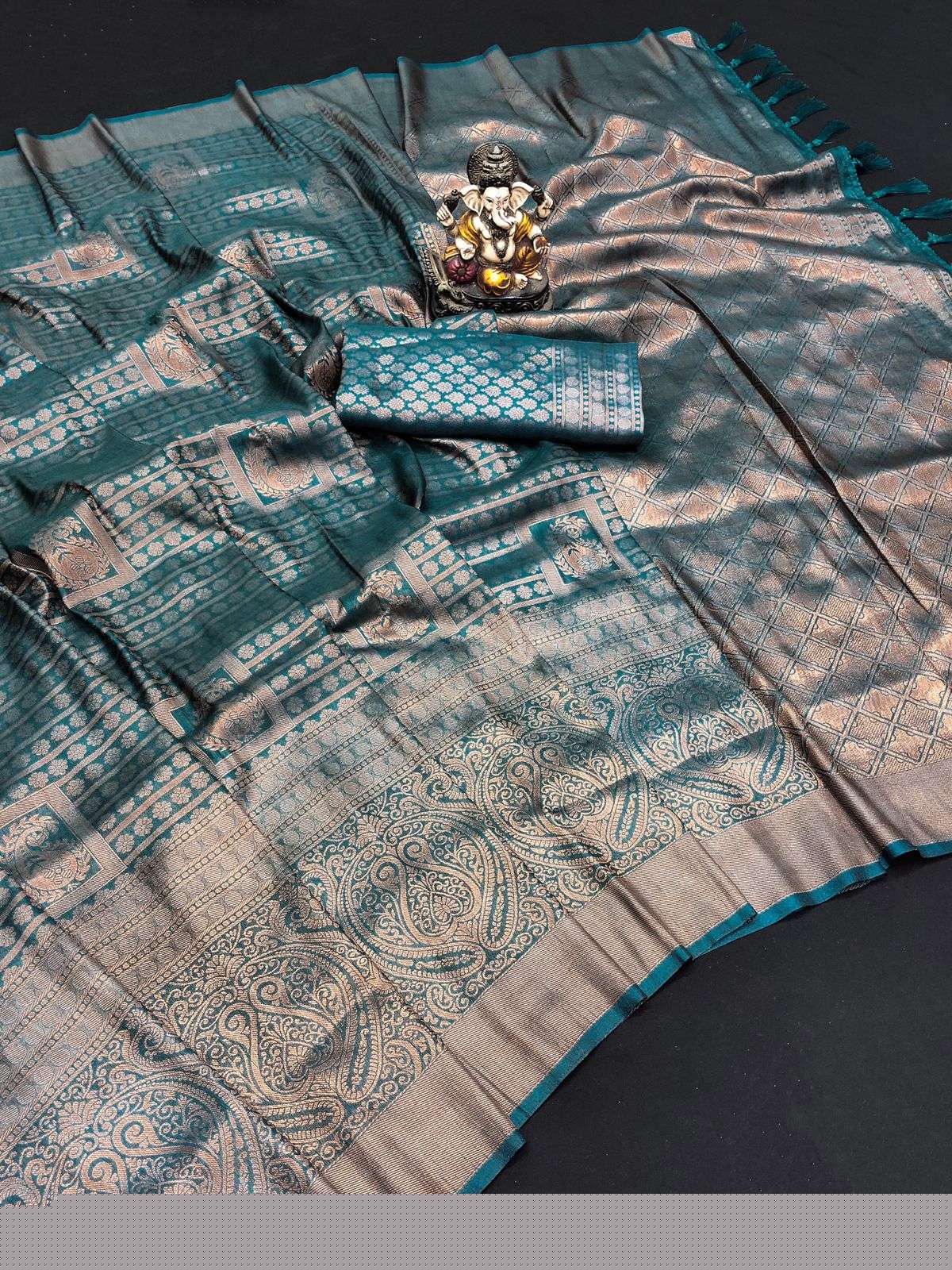 SUSHMA BY ASLIWHOLESALE FANCY MONO SILK DESIGNER SAREES