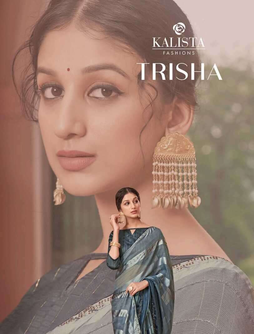 TRISHA BY KALISTA FASHION 8001 TO 8008 SERIES DESIGNER FANCY SAREES