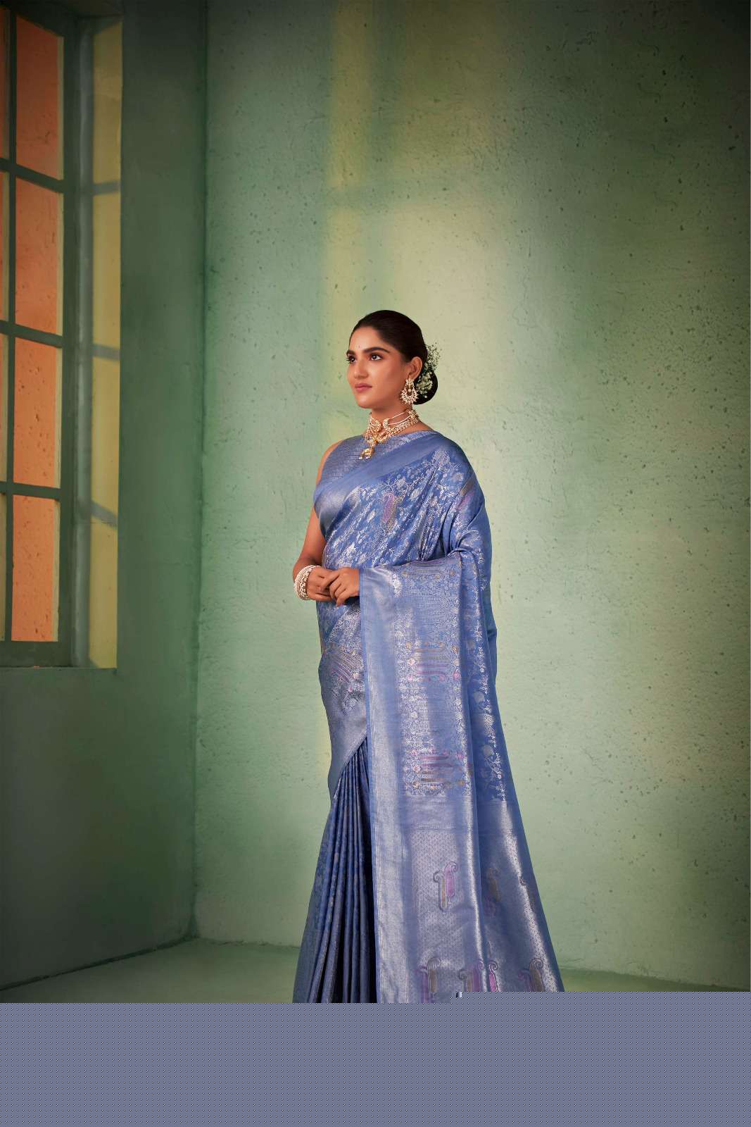 AKSHA 540 BY ASLIWHOLESALE FANCY KANJIVARM WEAVING SILK SAREES