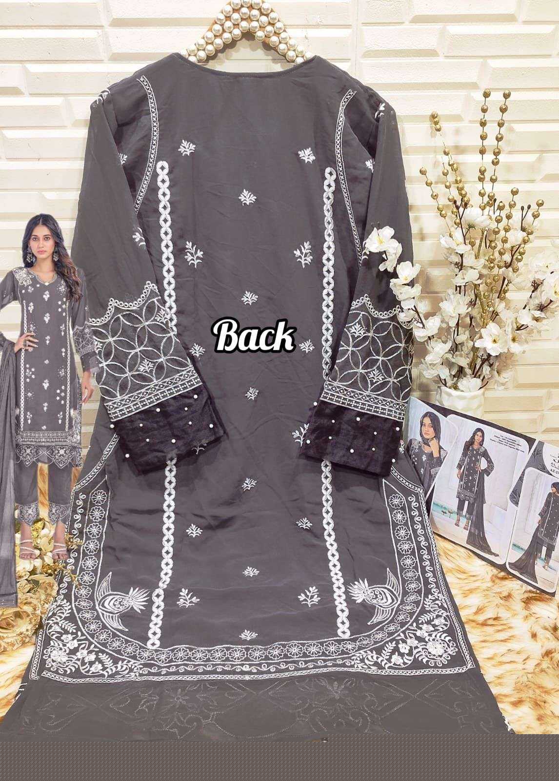AL-ZAIN 272719 COLOURS BY ASLIWHOLESALE GEORGETTE STITCHED DRESSES