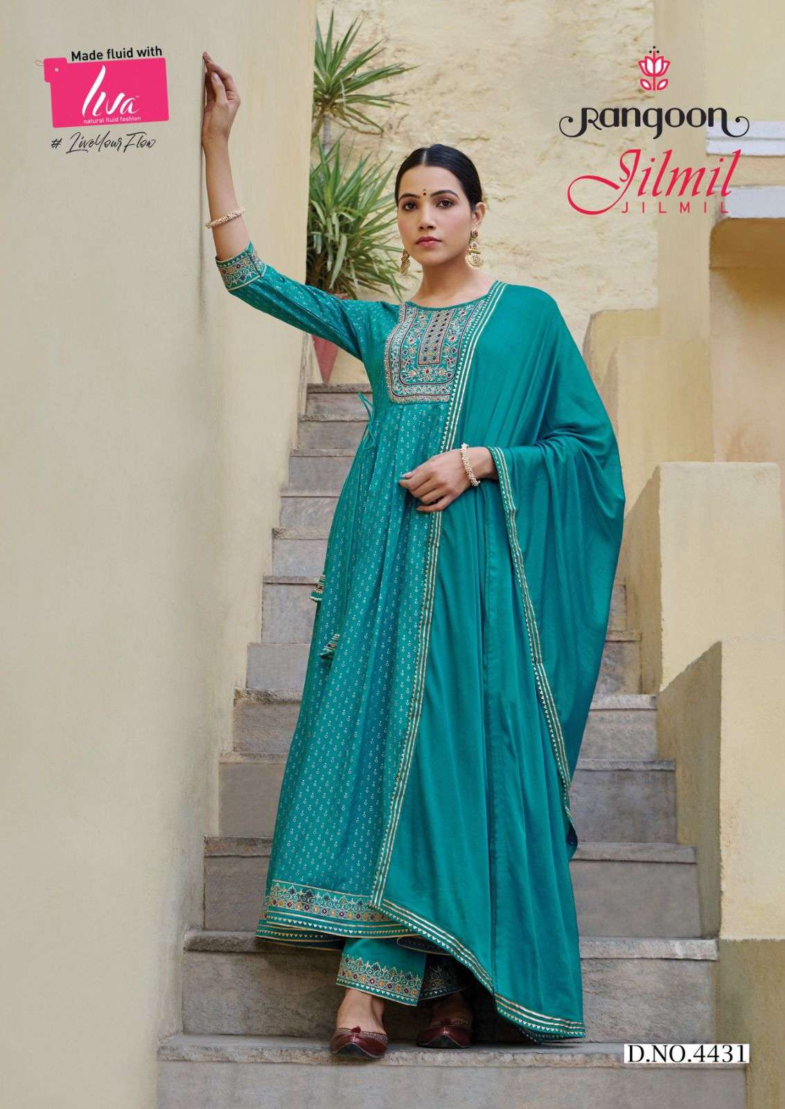 JILMIL BY RANGOON 4431 TO 4434 SERIES HEAVY RAYON WORK DRESSES