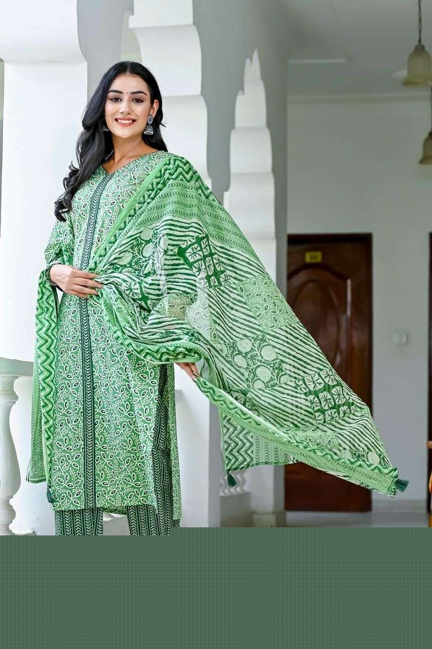 MAISHA VOL-320 BY ASLIWHOLESALE DESIGNER FACNY PURE COTTON DRESS