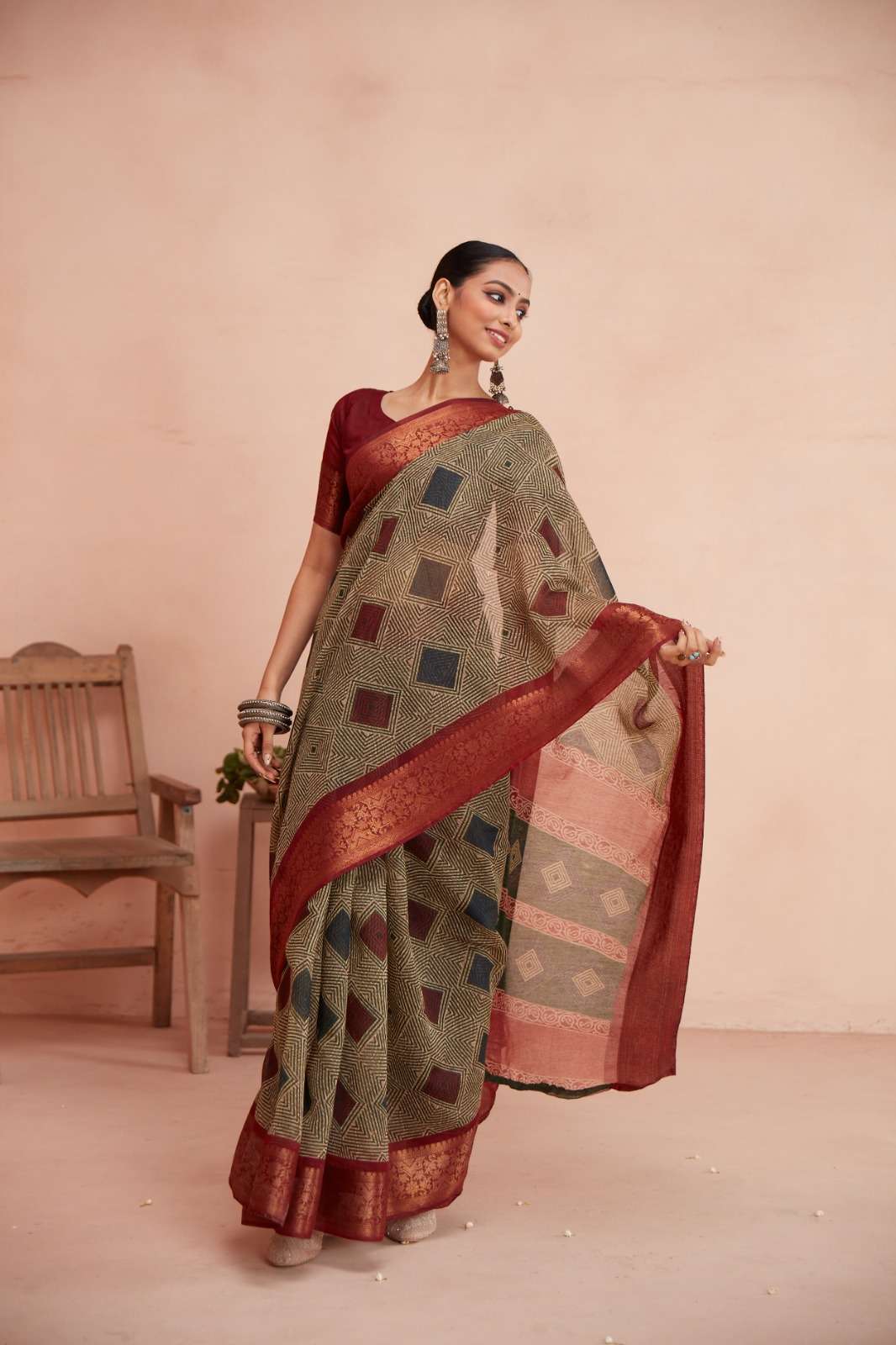 MEERA QUEEN BY SR 155 TO 164 SERIES DESIGNER SOFT CHANDERI SAREES