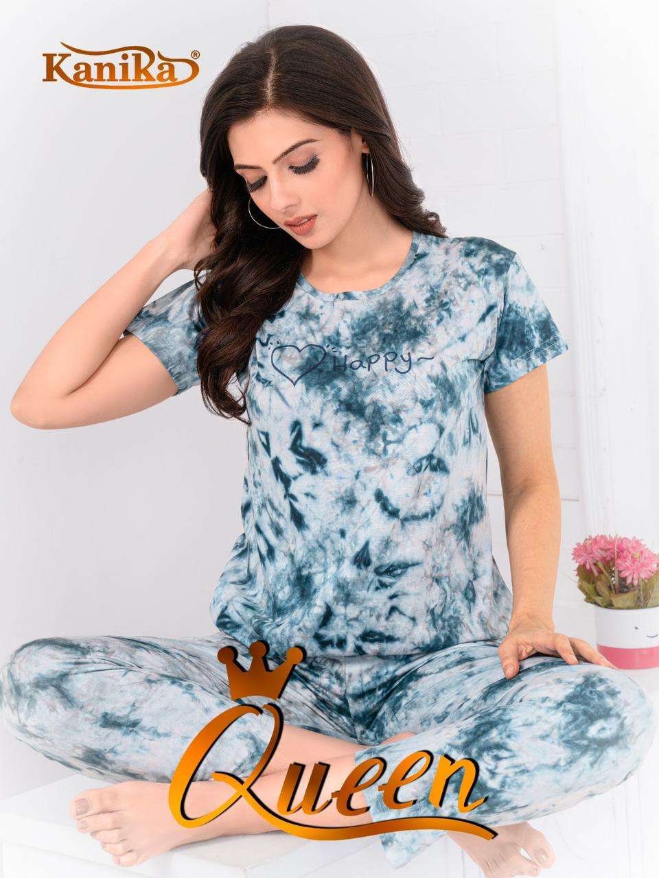 QUEEN VOL-02 BY KANIKA 2001 TO 2008 SERIES COTTON HOSIERY NIGHT SUITS