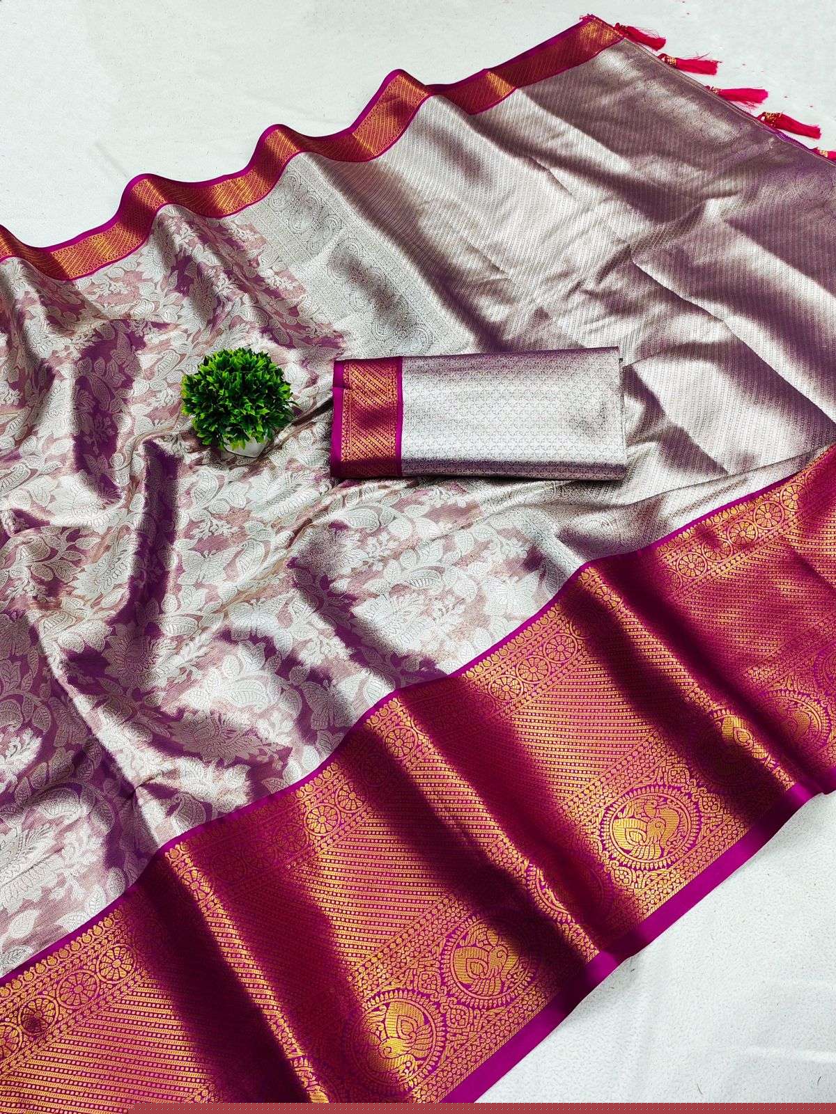 RUHI SILK BY ASLIWHOLESALE DESIGNER SOFT KANJIVARAM SILK SAREES