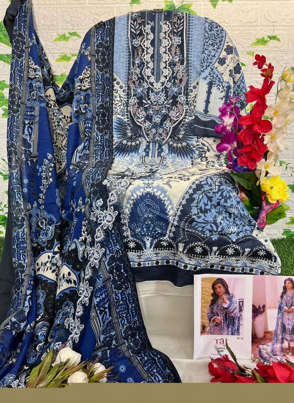 TAJ CREATION 151 BY ASLIWHOLESALE DESIGNER HEAVY COTTON DRESSES