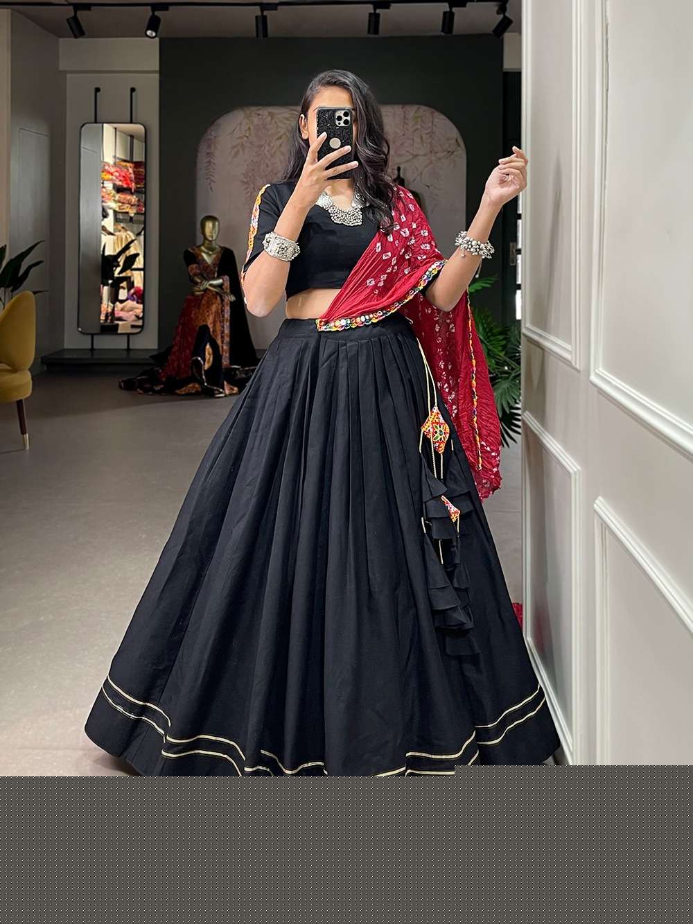 1604 COLOURS BY ASLIWHOLESALE FANCY DESIGNER COTTON LEHENGAS