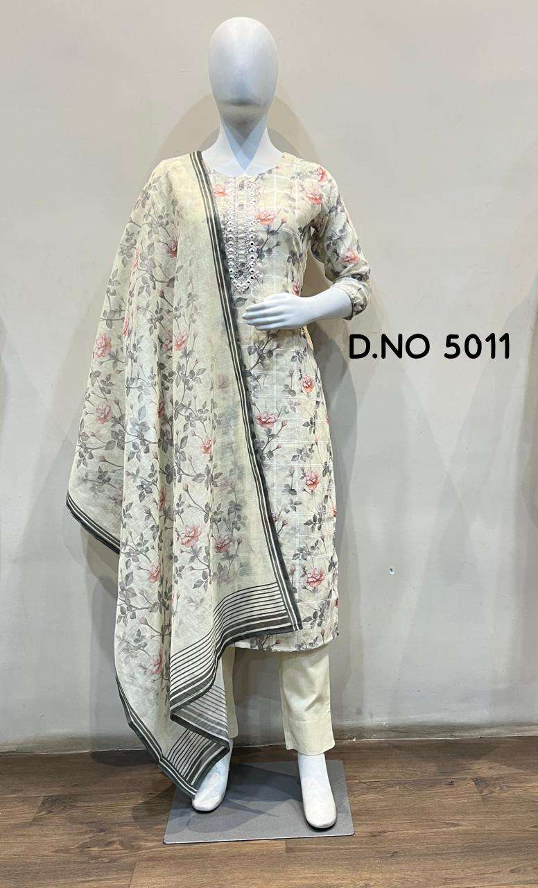 COLORX KAYA VOL-7 BY ASLIWHOLESALE DESIGNER LINEN PRINT DRESSES