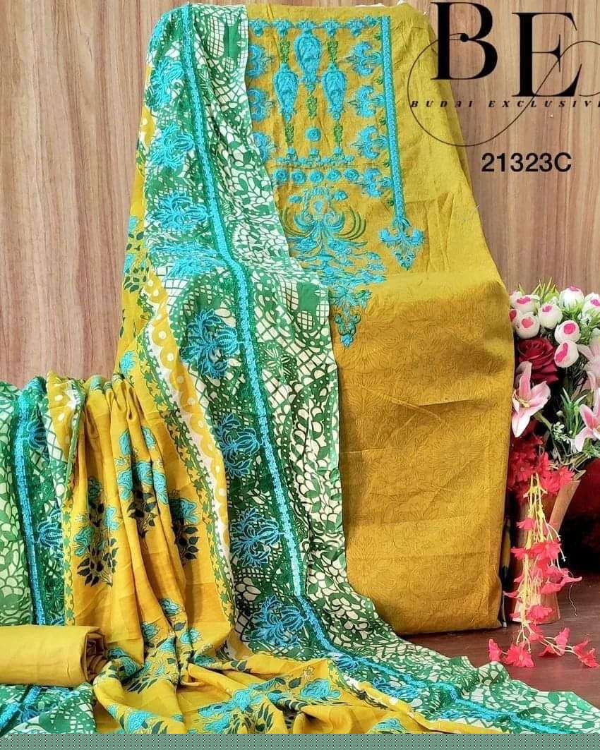 JIHAN 3177 BY ASLIWHOLESALE PURE HEAVY COTTON EMBROIDERY DRESSES 